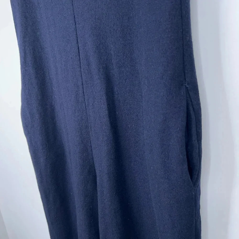 Son Of The Cheese Abbey Road Jumpsuit Navy Blue Wool Lined Sleeveless Japan — image 4 of 8